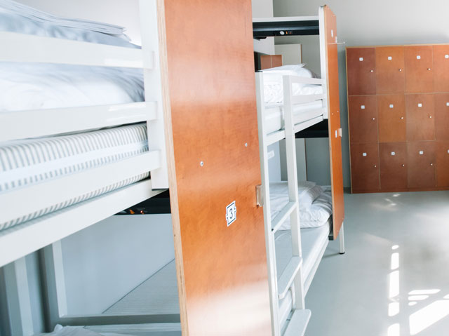 sleeping quarters